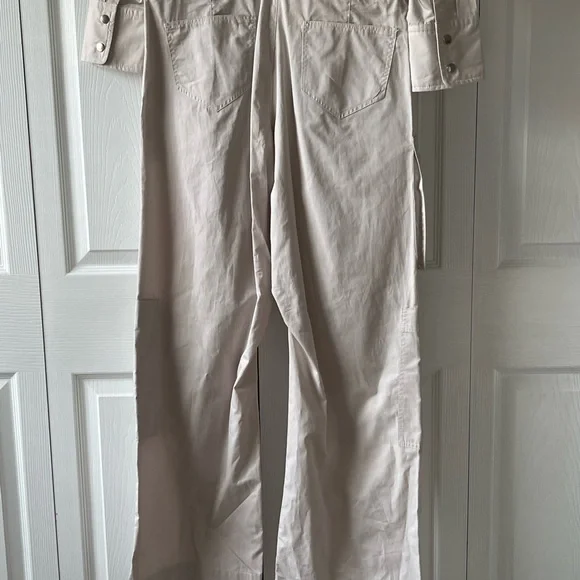 Zara beige jumpsuit - Picture 3 of 9